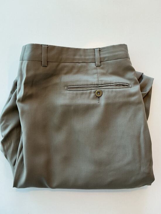 Ermenegildo Zegna Other - Ermenegildo Zegna Men’s Beige Wool Dress Pants Size 38x30 Cuffed